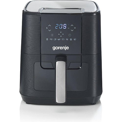 Мультипечь Gorenje 1350Вт, чаша-5.4л, сенсорное управл., 8 авто. программ, пластик+металл, черный