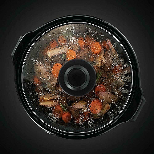 Медленноварка Russell Hobbs ChalkBoard, 200Вт, чаша-3.5л, механическое управл., нерж. сталь, черный