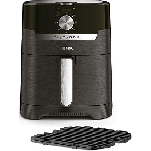 Мультипіч Tefal AirFry&Grill, 1550Вт, чаша-4.2л, електронне керув., пластик, чорний