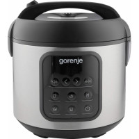 Мультиварка Gorenje, 476Вт, мини, чаша-2л, електронне керув., 5 програм, метал/пластик, чорний