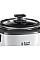 Рисоварка Russell Hobbs, 200Вт, чаша-0.7л, механическое управл., съемная крышка, нерж. сталь, черно-белый