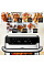Мультипечь Tefal Dual Easy Fry Flex, 2700Вт, чаша-5.5+3.5л, сенсорное управл., с окошком, 2 чаши, гриль, пластик, черный-нерж. сталь
