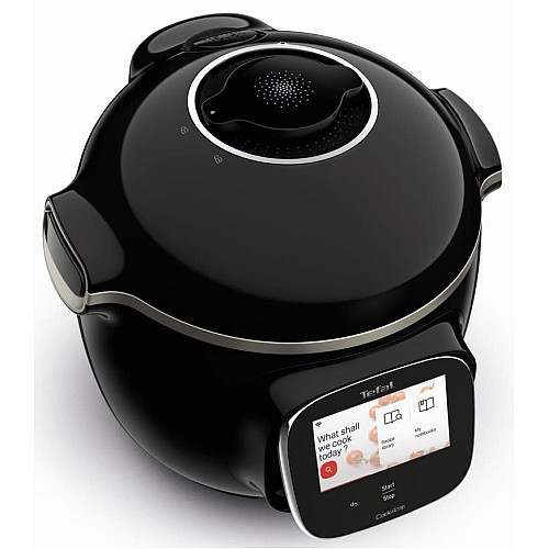 Мультиварка-скороварка Tefal Cook4me Touch, 1600Вт, чаша-6л, сенсорное управл., 13 программ, металл/пластик, черный