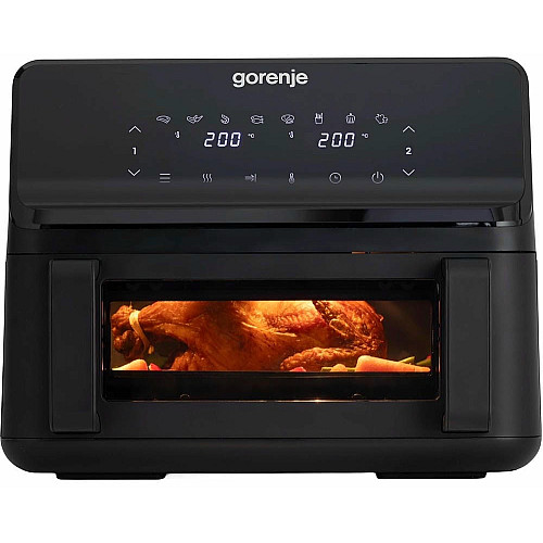 Мультипечь Gorenje 2700Вт, чаша-9л, сенсорное управление, 8 авто. программ, пластик, черный