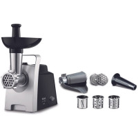 М'ясорубка Tefal HV1 7in1, 1400Вт, 1.7кг/хв, 2 решітки, насадка для ковбас, томатів, 3 терки, пластик, чорний