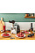 М'ясорубка Tefal HV1 7in1, 1400Вт, 1.7кг/хв, 2 решітки, насадка для ковбас, томатів, 3 терки, пластик, чорний