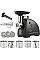 М'ясорубка Tefal HVB Plus, 2000Вт, 2.6кг/хв, 3 решітки, насадка для ковбас, кеббе, томатів, 5 терок, пластик/метал, чорний
