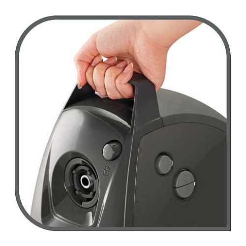 М'ясорубка Tefal HVB Plus, 2000Вт, 2.6кг/хв, 3 решітки, насадка для ковбас, кеббе, томатів, 5 терок, пластик/метал, чорний