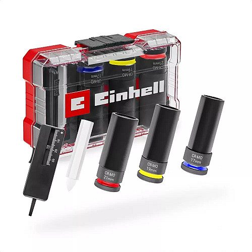 Набір ударних торцевих головок Einhell 80мм 1/2