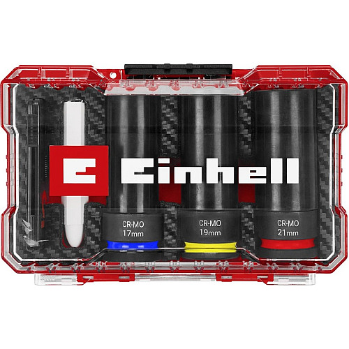 Набір ударних торцевих головок Einhell 80мм 1/2