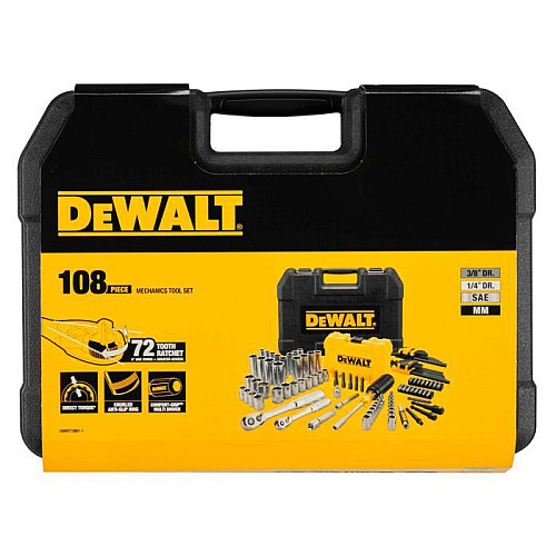 Набір головок, біт, шестигранних ключів DeWALT, 1/4