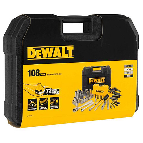 Набір головок, біт, шестигранних ключів DeWALT, 1/4