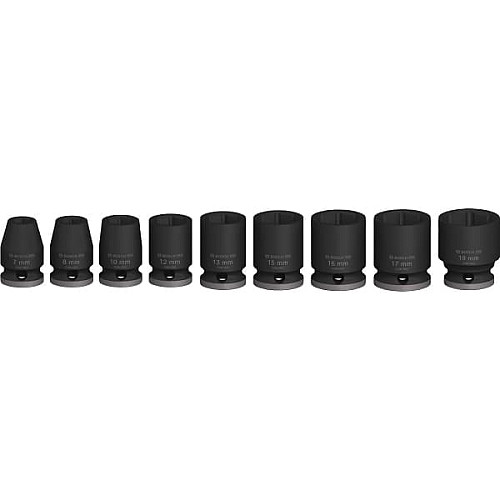 Набор ударных торцевых головок Bosch Professional Standart 3/8