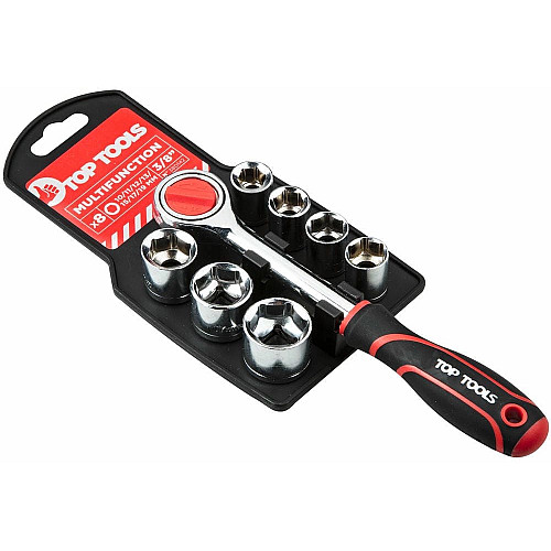 Набор торцевых головок Top Tools, 3/8