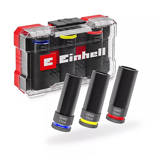 Набір ударних торцевих головок Einhell 80мм 1/2