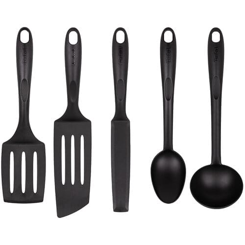 Набор кухонных аксессуаров Tefal Bienvenue, 5шт, пластик, черный