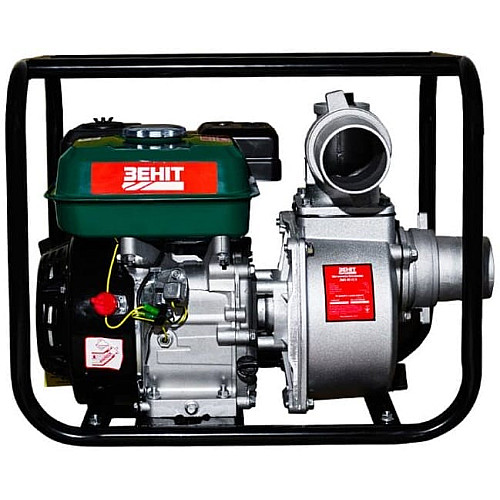 Мотопомпа бензинова Зеніт ЗМП-80 v2.0, 60м3/г (1000л/хв), 6.5к.с, 25кг
