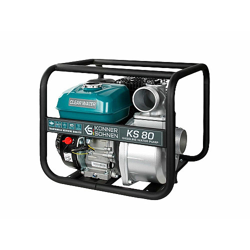 Мотопомпа бензинова Konner&Sohnen KS 80 1000л/хв 7.0к.с 26кг