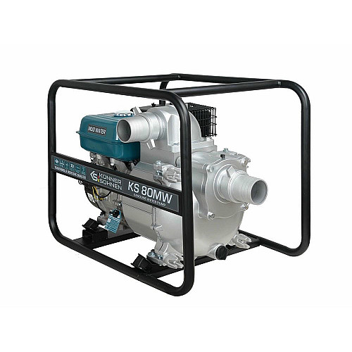 Мотопомпа бензинова Konner&Sohnen KS 80MW 1000л/хв 9.0к.с 60кг
