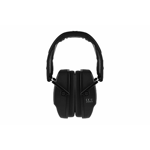 Тактические защитные наушники 2E Defence Black NRR: 25 dB, пассивные