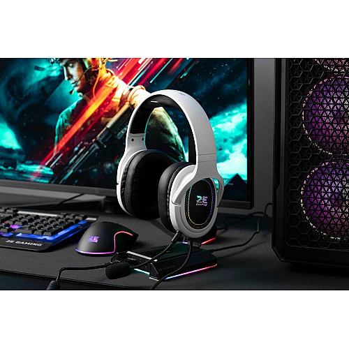 Гарнітура ігрова 2E GAMING HG330, 7.1, USB-A, RGB, 2м, білий