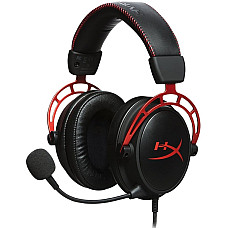 Гарнітура ігрова HyperX Cloud Alpha, mini-jack/dual 3.5мм, 1.2м/2м чорно-червоний