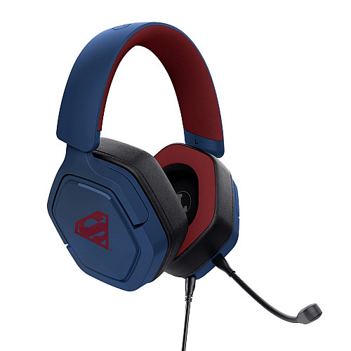 Гарнітура Trust GXT492SM Carus Superman edition, 3.5мм, синій