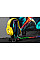 Гарнитура игровая 2E GAMING HG340, mini-jack/dual 3.5мм, RGB, 2м, желтый