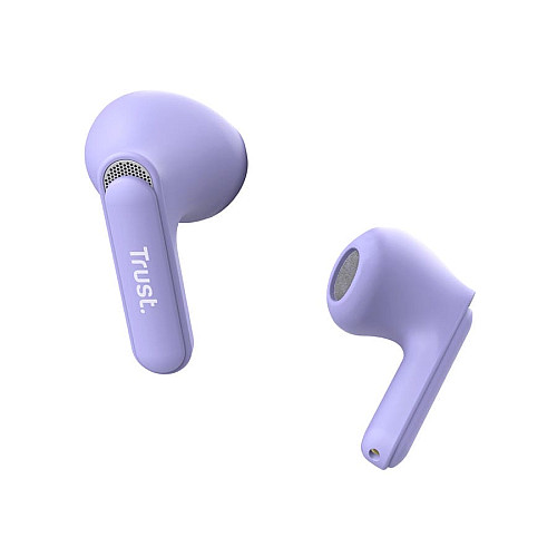 Навушники TWS Trust Yavi Earphones BT 5.3, ENC, SBC, Mic, Фіолетовий