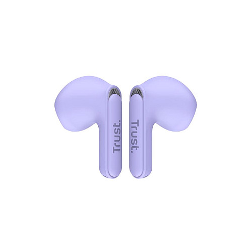 Навушники TWS Trust Yavi Earphones BT 5.3, ENC, SBC, Mic, Фіолетовий
