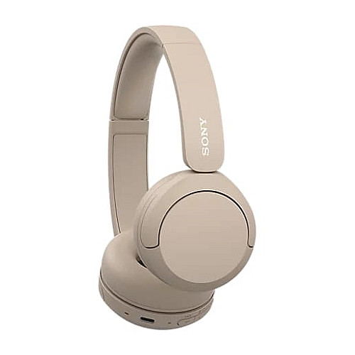Наушники Sony WH-CH520 BT 5.2, SBC, AAC, Wireless, Mic, Бежевый