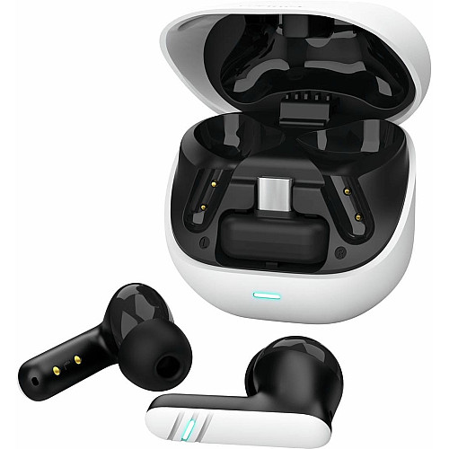 Навушники TWS Trust GTX 409 Oxxie Earbuds BT 5.3, ENC, SBC, Mic, Білий