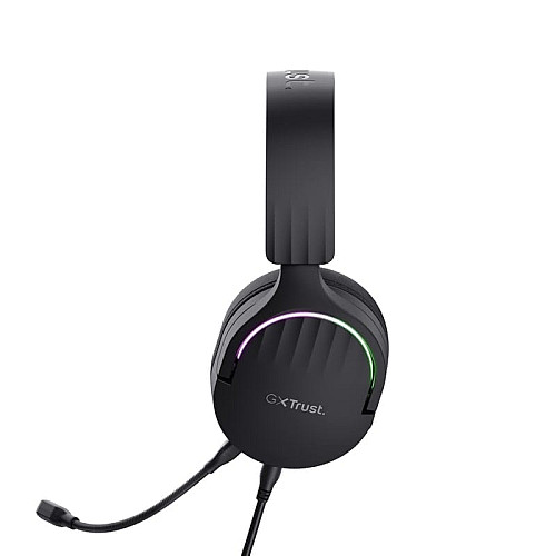 Гарнітура ігрова Trust GXT 490 FAYZO, 7.1, USB-A, 2м, чорний