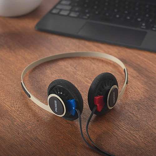 Навушники On-Ear Koss KPH40 Utility, 3.5 mini-jack, 1.2м, Бежевий