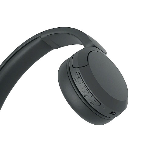 Наушники On-ear Sony WH-CH520 BT 5.2, SBC, AAC, Wireless, Mic, Черный