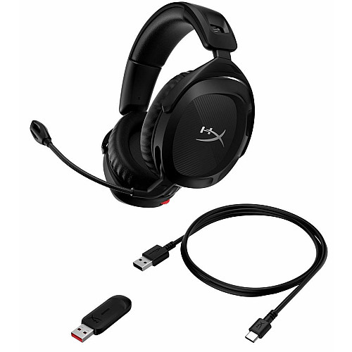 Гарнітура ігрова HyperX Cloud Stinger 2, WL/USB-A, чорний