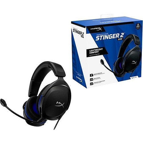 Гарнитура HyperX Cloud Stinger 2 Core PS5/PS4, mini-jack, черно-синий