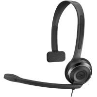 Гарнітура комп'ютерна моно On-Ear EPOS PC 7 Chat, USB, односпрямований, 2м, Чорний
