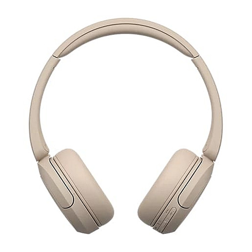 Наушники Sony WH-CH520 BT 5.2, SBC, AAC, Wireless, Mic, Бежевый