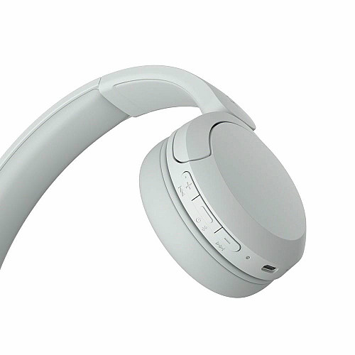 Наушники Sony WH-CH520 BT 5.2, SBC, AAC, Wireless, Mic, Белый