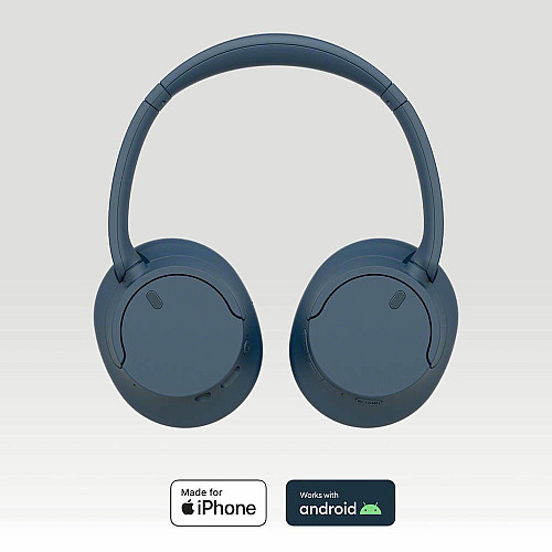 Наушники Over-ear Sony WH-CH720N BT 5.2, ANC, SBC, AAC, Wireless, Mic, Синий