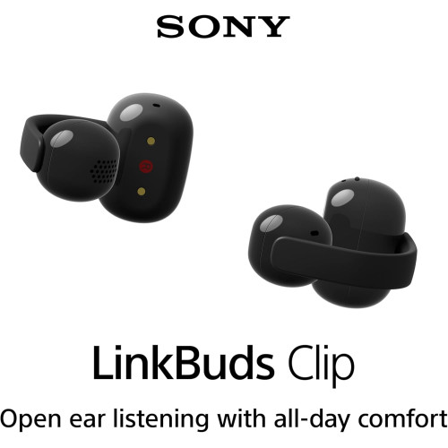 Навушники TWS Sony LinkBuds Clip BT 5.3, IPX4, SBC, AAC, Mic, Чорний