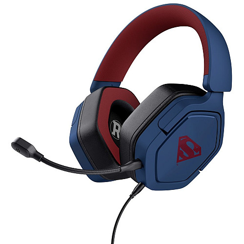 Гарнітура Trust GXT492SM Carus Superman edition, 3.5мм, синій