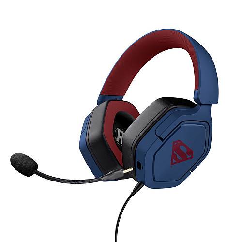Гарнітура Trust GXT492SM Carus Superman edition, 3.5мм, синій