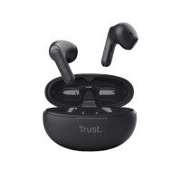 Наушники TWS Trust Yavi Earphones BT 5.3, ENC, SBC, Mic, Черный