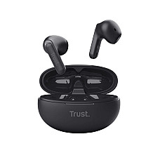 Наушники TWS Trust Yavi Earphones BT 5.3, ENC, SBC, Mic, Черный