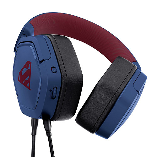 Гарнітура Trust GXT492SM Carus Superman edition, 3.5мм, синій
