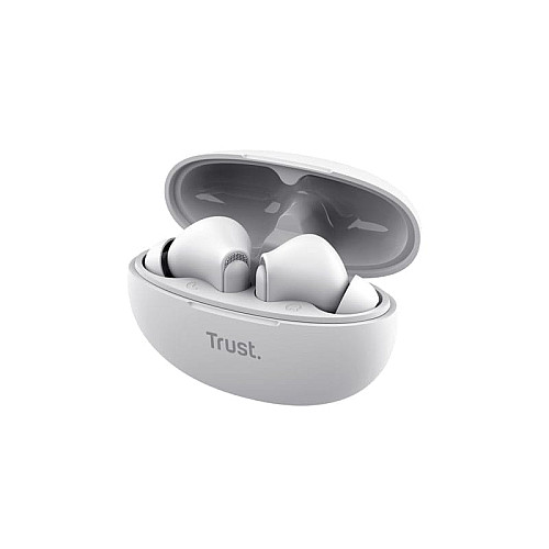 Наушники TWS Trust Yavi Earbuds BT 5.3, ENC, SBC, Mic, Белый