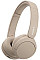 Наушники Sony WH-CH520 BT 5.2, SBC, AAC, Wireless, Mic, Бежевый