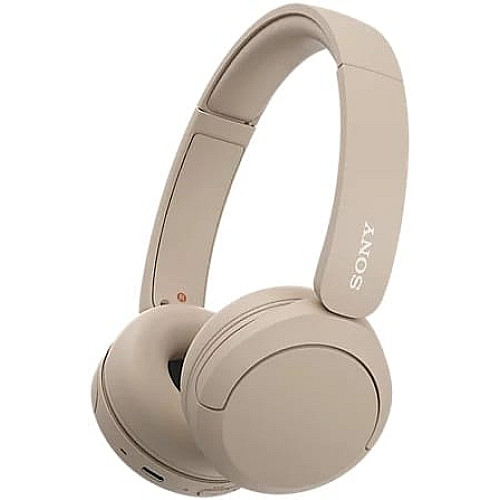 Наушники Sony WH-CH520 BT 5.2, SBC, AAC, Wireless, Mic, Бежевый